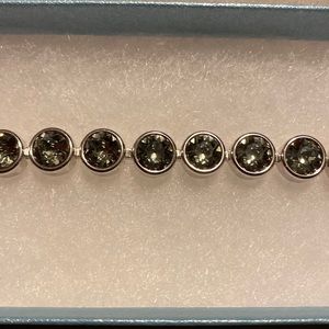 TCS Touchstone Crystal Ice Bracelet in Black Diamond